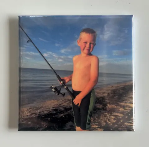 5cm x 5cm custom photo magnet