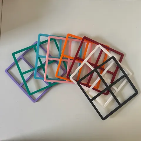 Snap fit frame - holds 4 photos