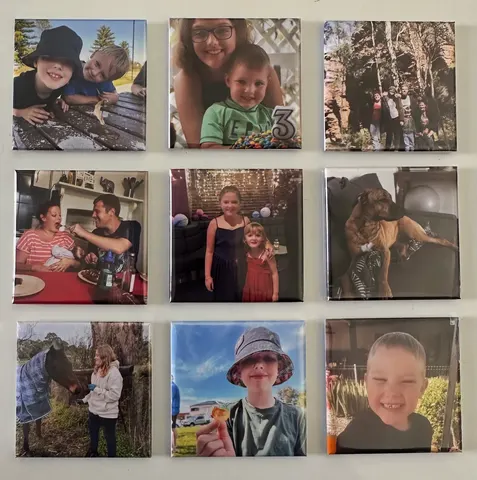 9 magnets - 5cm x 5cm each